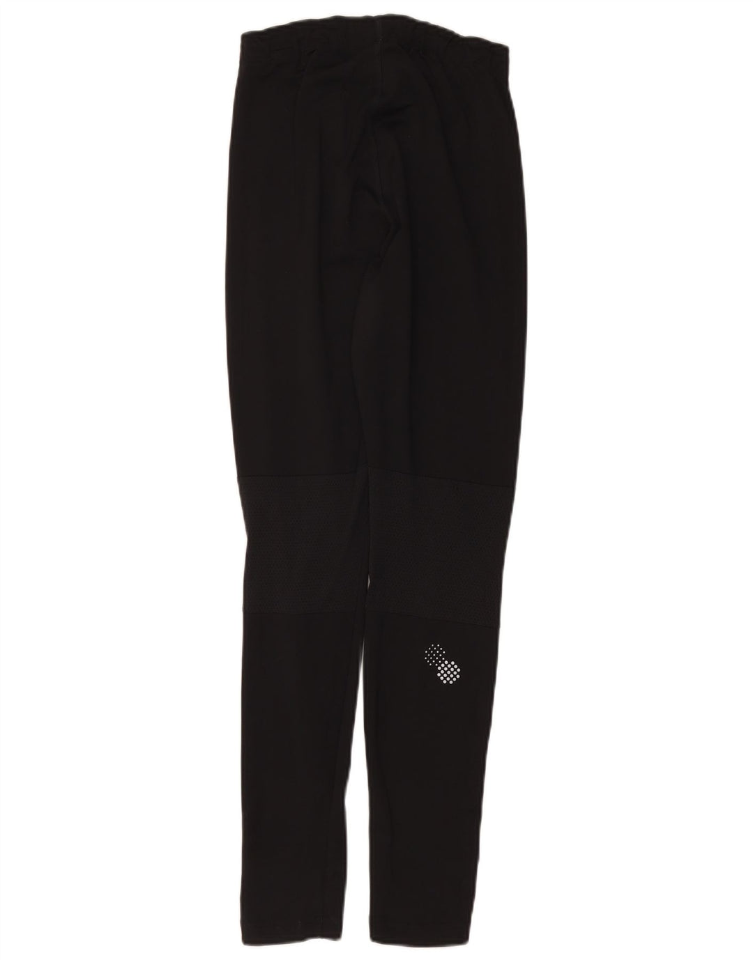 REEBOK Womens Leggings UK 12 Medium Black