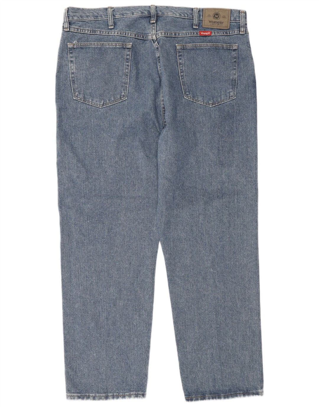 Wrangler Mens Straight Jeans W40 L30 Blue Cotton
