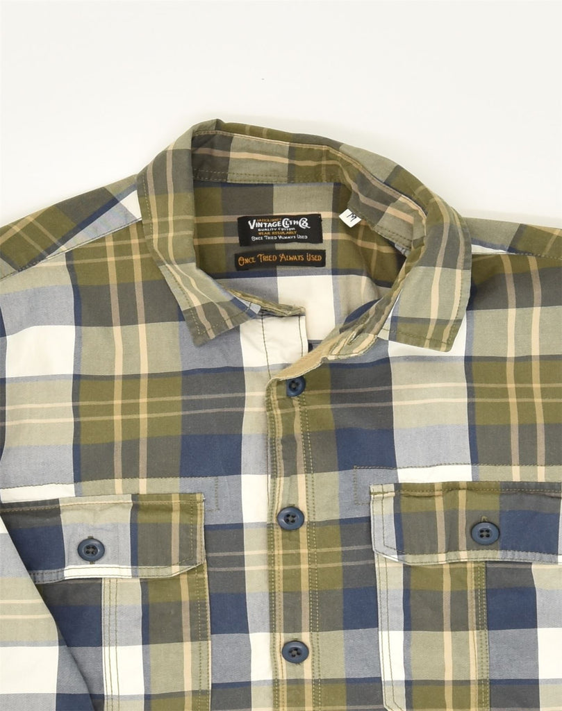 JACK & JONES Mens Shirt Medium Multicoloured Check Cotton | Vintage Jack & Jones | Thrift | Second-Hand Jack & Jones | Used Clothing | Messina Hembry 