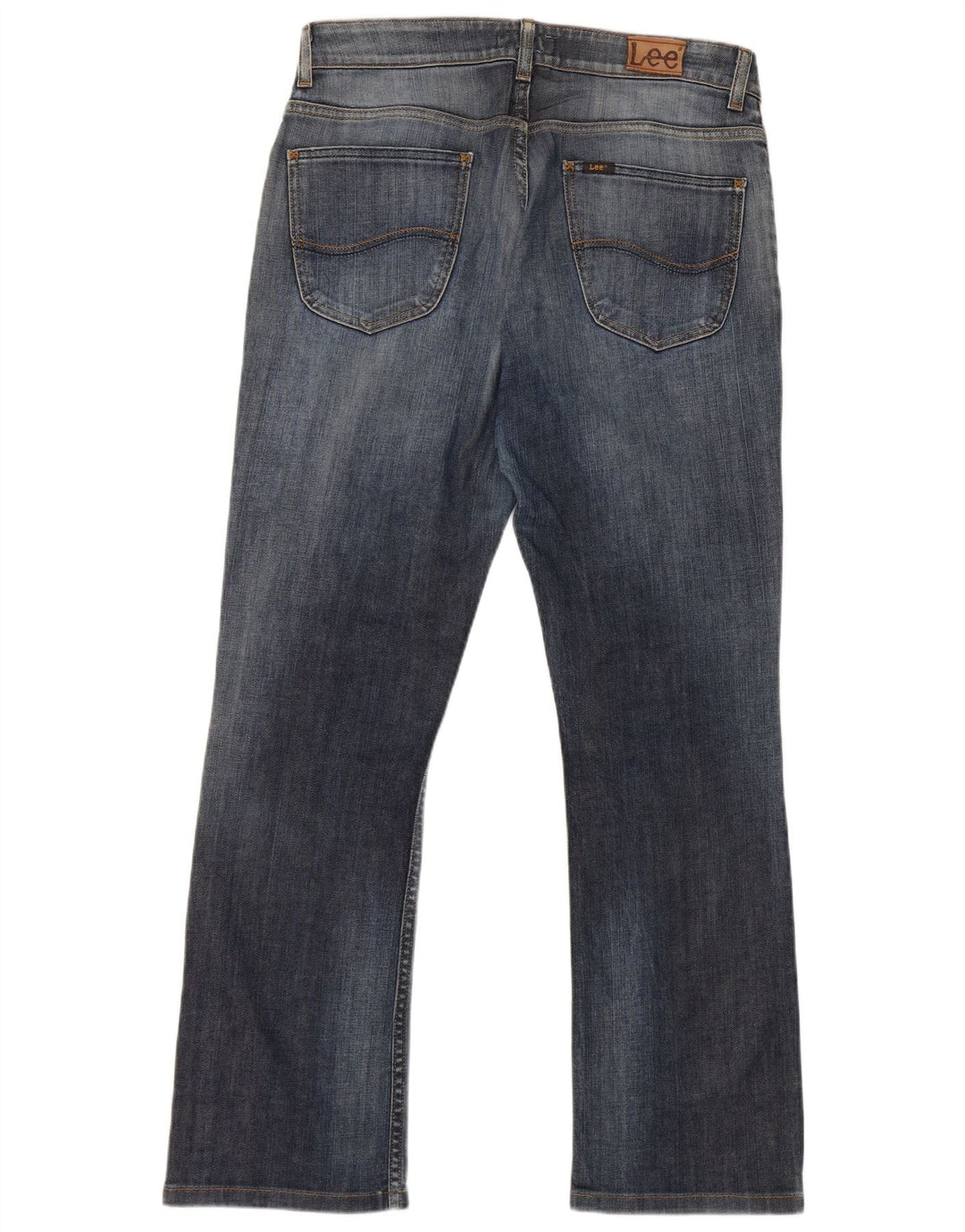 Lee Womens Cameron Bootcut Jeans W34 L28 Blue Cotton