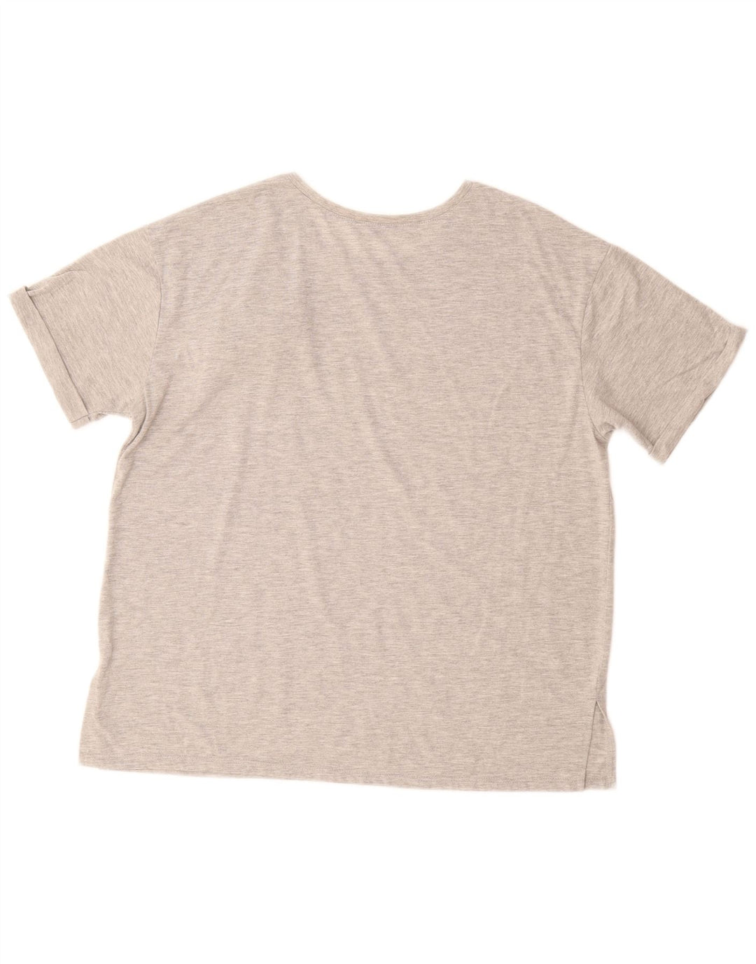 ZARA Womens T-Shirt Top UK 18 XL Grey Flecked