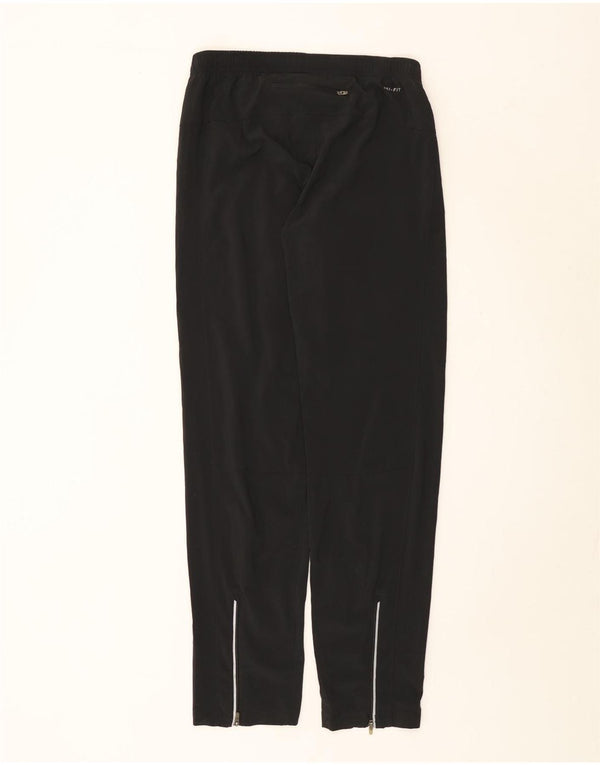 NIKE Womens Dri Fit Tracksuit Trousers UK 10 Small  Black Polyester