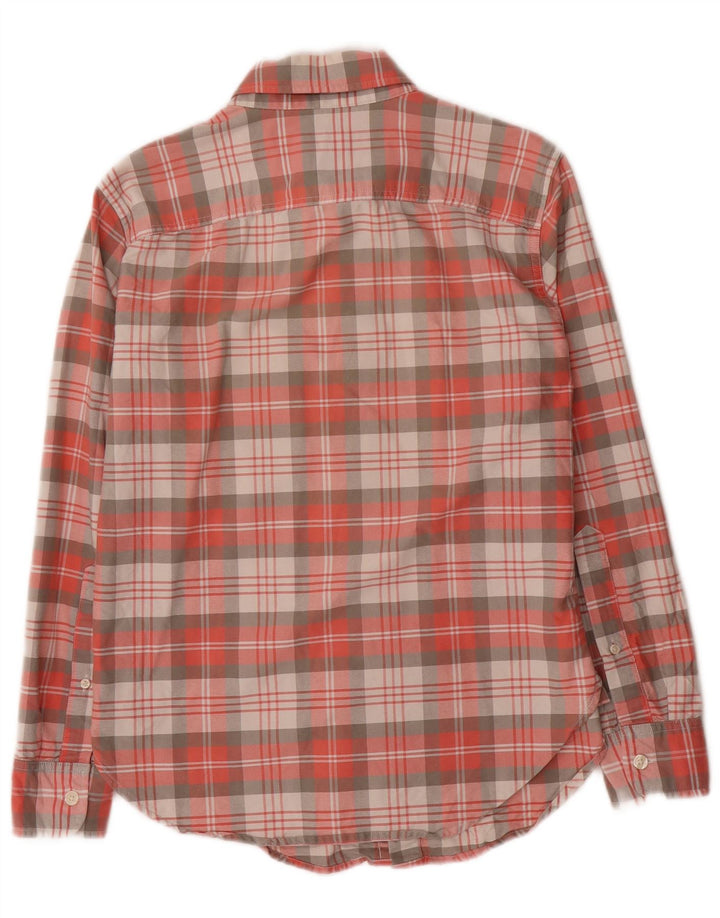 ABERCROMBIE & FITCH Mens Shirt XS Red Check Cotton