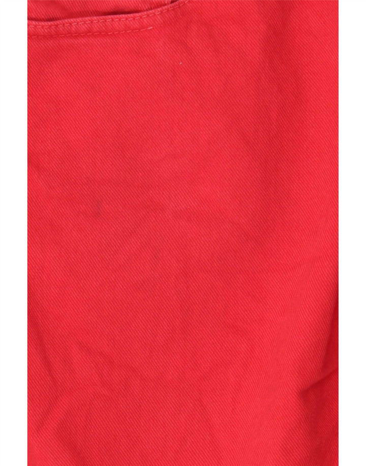 Zara Mens Denim Shorts EU 40 Medium W31 Red