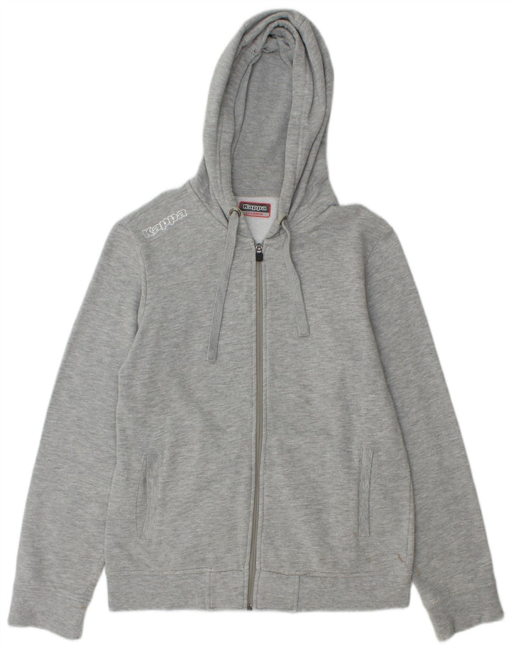 Kappa Boys Zip Hoodie Sweater 13-14 Years 2XL Grey