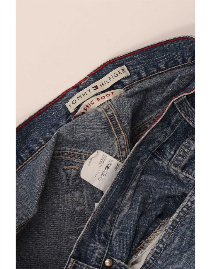 Tommy Hilfiger Womens Classic Bootcut Jeans W36 L30 Blue Cotton