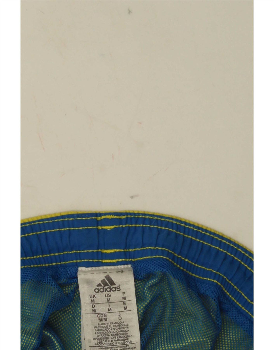 Adidas Mens Swimming Shorts Medium  Yellow Nylon