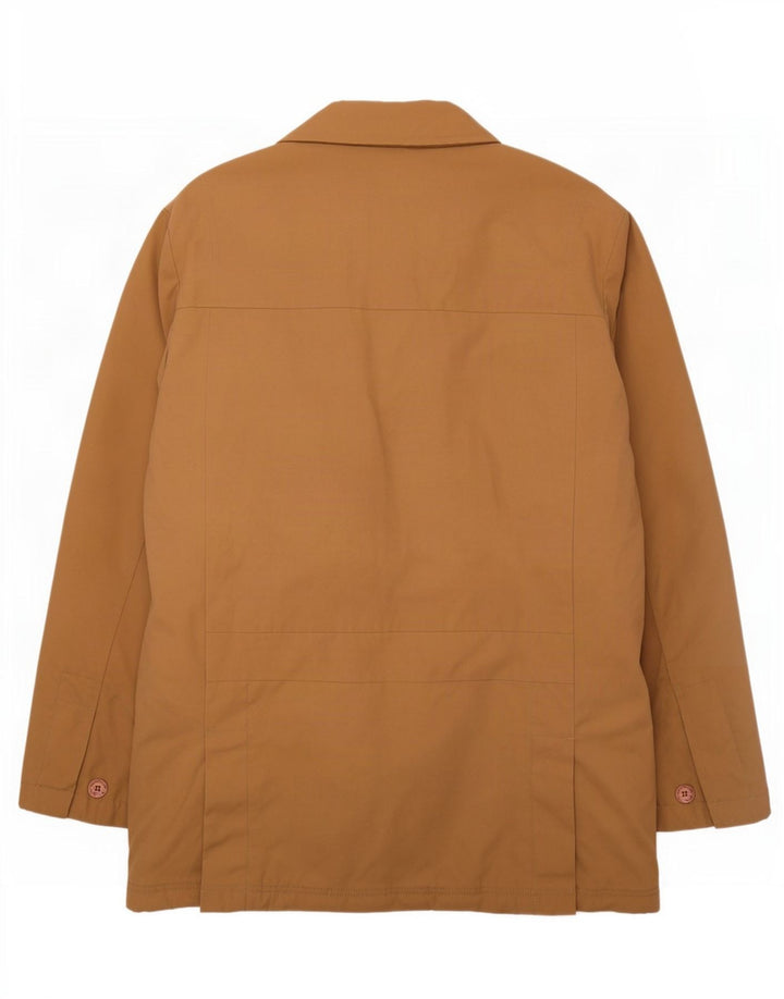 Caterpillar Mens Pea Coat UK 38 Medium Beige Polyester