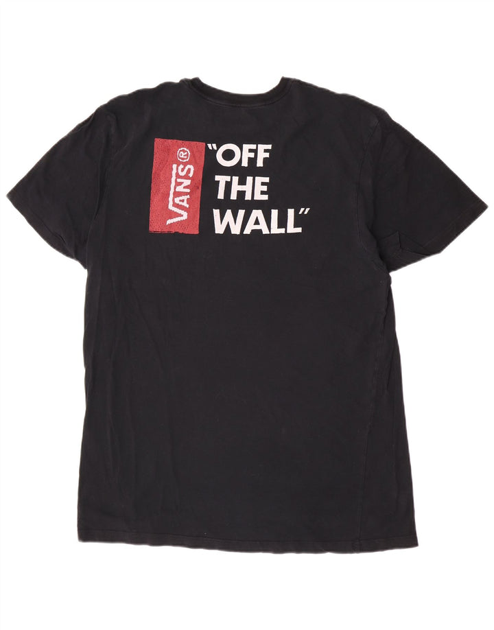 Vans Mens Graphic T-Shirt Top XL Black Cotton