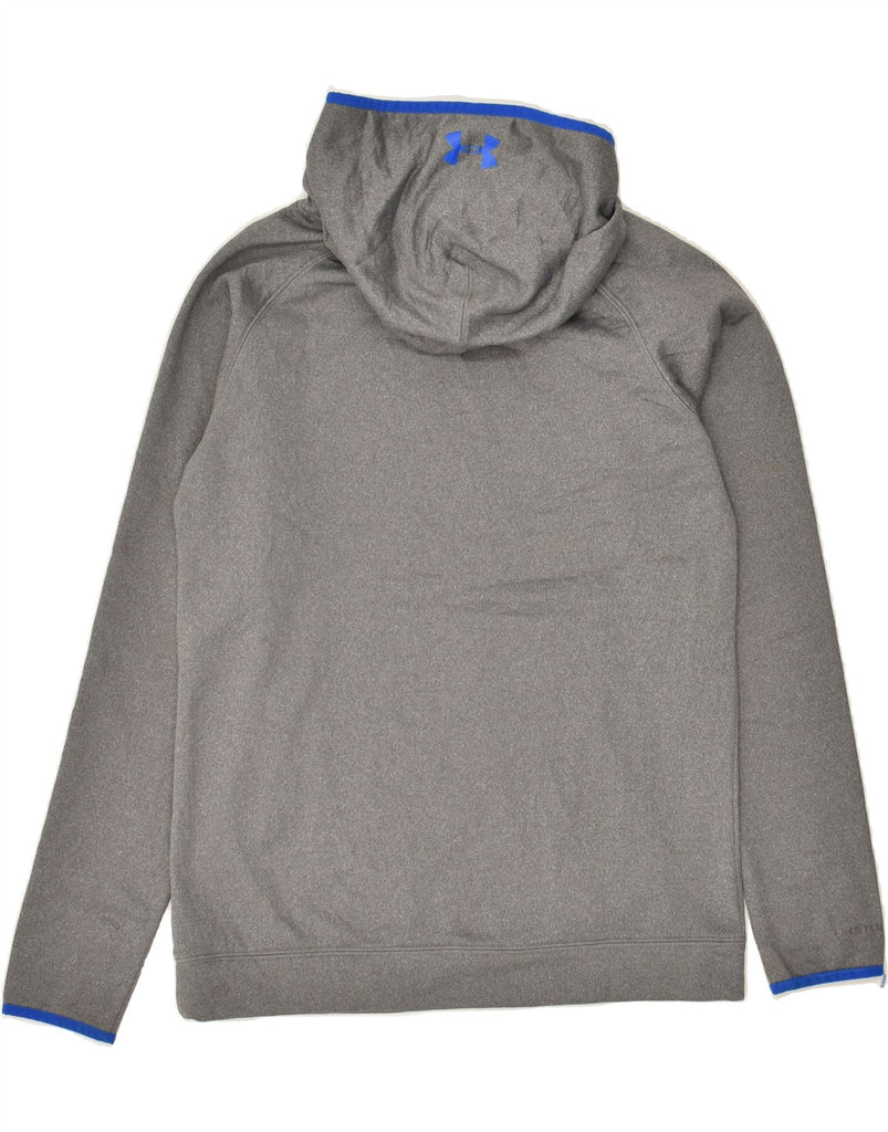 UNDER ARMOUR Boys Cold Gear Graphic Hoodie Jumper 13-14 Years XL Grey | Vintage Under Armour | Thrift | Second-Hand Under Armour | Used Clothing | Messina Hembry 