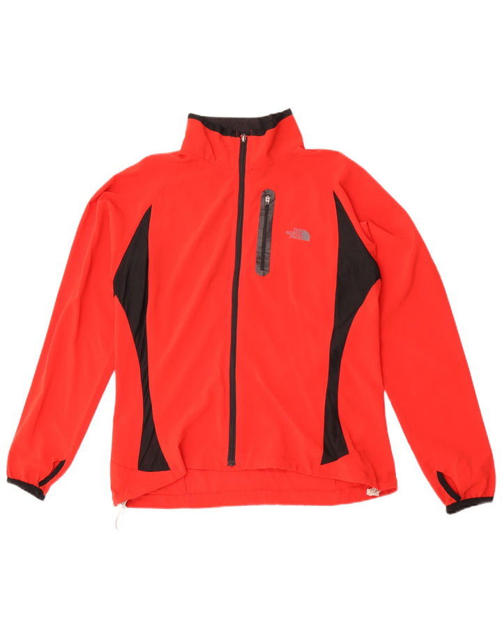 The North Face Womens Tracksuit Top Jacket UK 14 Medium Red Colourblock