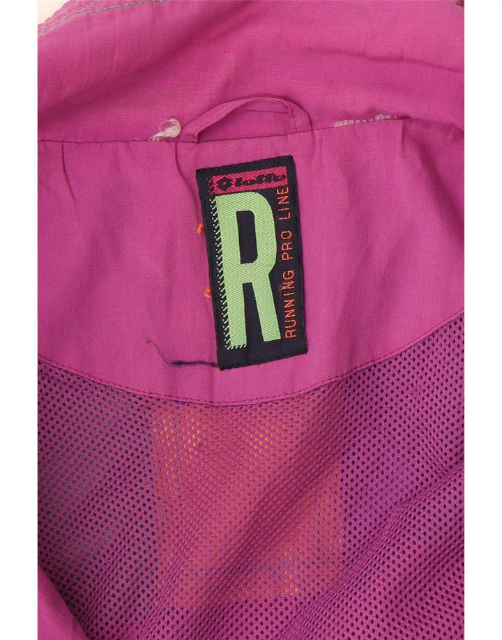 Lotto Womens Tracksuit Top Jacket UK 18 XL Multicoloured Colourblock