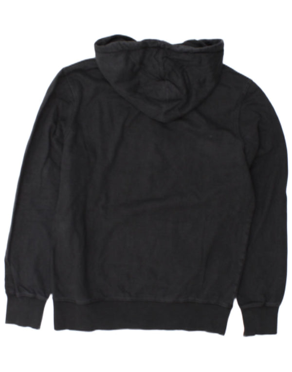 Diadora Mens Graphic Hoodie Jumper Medium Grey Cotton