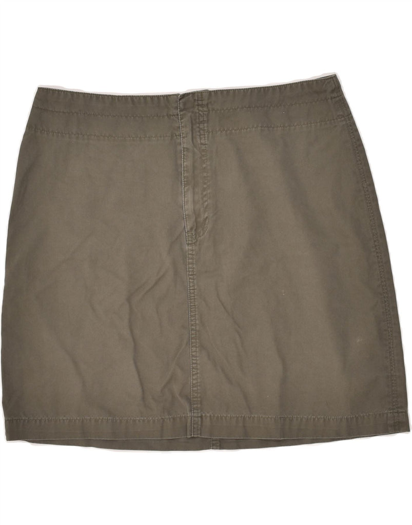GAP Womens Mini Skirt US 12 Large W32  Grey Cotton | Vintage Gap | Thrift | Second-Hand Gap | Used Clothing | Messina Hembry 