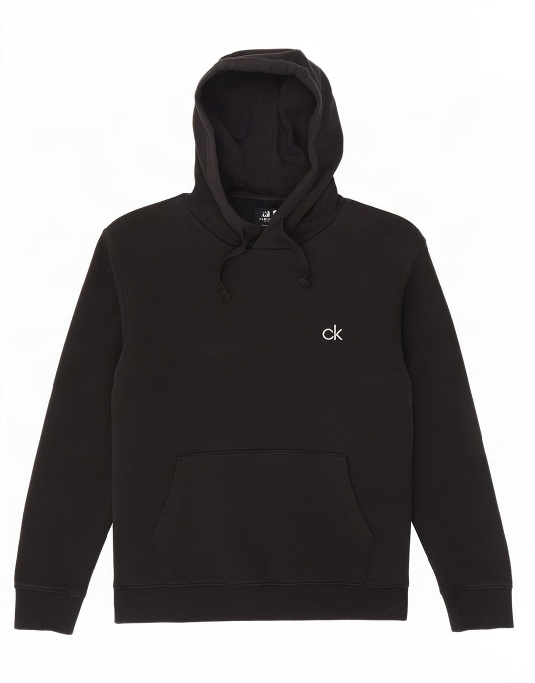 Calvin Klein Mens Golf Hoodie Jumper Medium Black Cotton