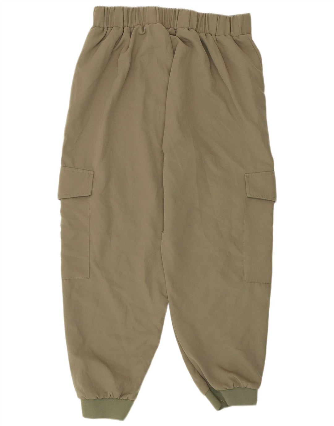 Zara Womens Joggers Cargo Trousers Large W32 L26 Khaki