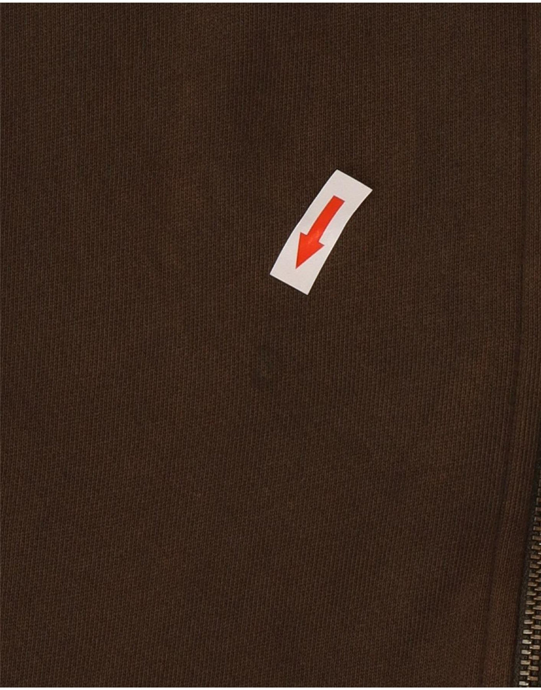 Lyle & Scott Mens Regular Fit Zip Hoodie Sweater Large Brown Cotton