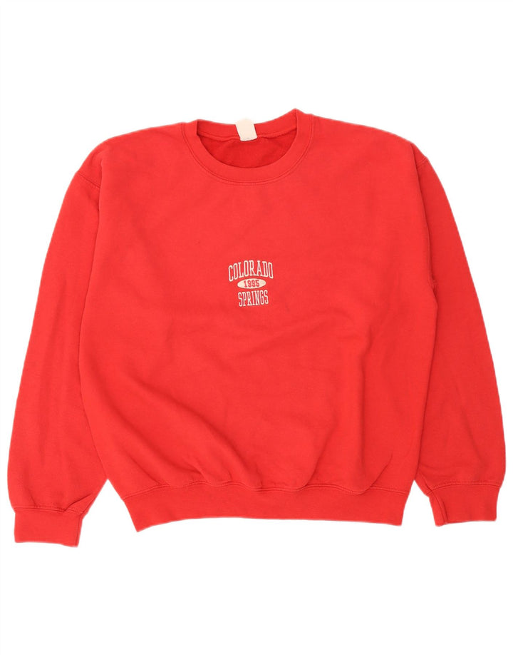 Urban Outfitters Mens Graphic Sweatshirt Jumper Small Red