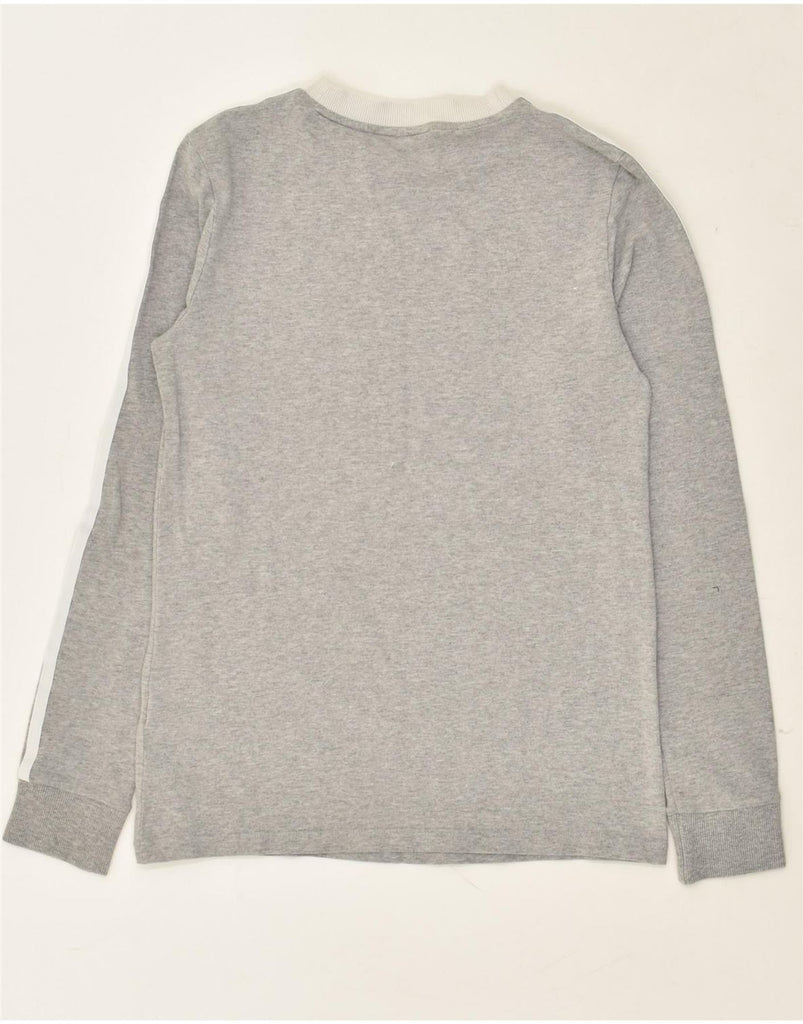 ADIDAS Womens Top Long Sleeve UK 8 Small  Grey Cotton | Vintage Adidas | Thrift | Second-Hand Adidas | Used Clothing | Messina Hembry 