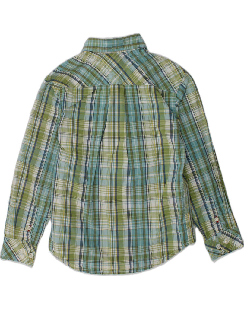 TOMMY HILFIGER Boys Shirt 4-5 Years Green Check Cotton | Vintage Tommy Hilfiger | Thrift | Second-Hand Tommy Hilfiger | Used Clothing | Messina Hembry 