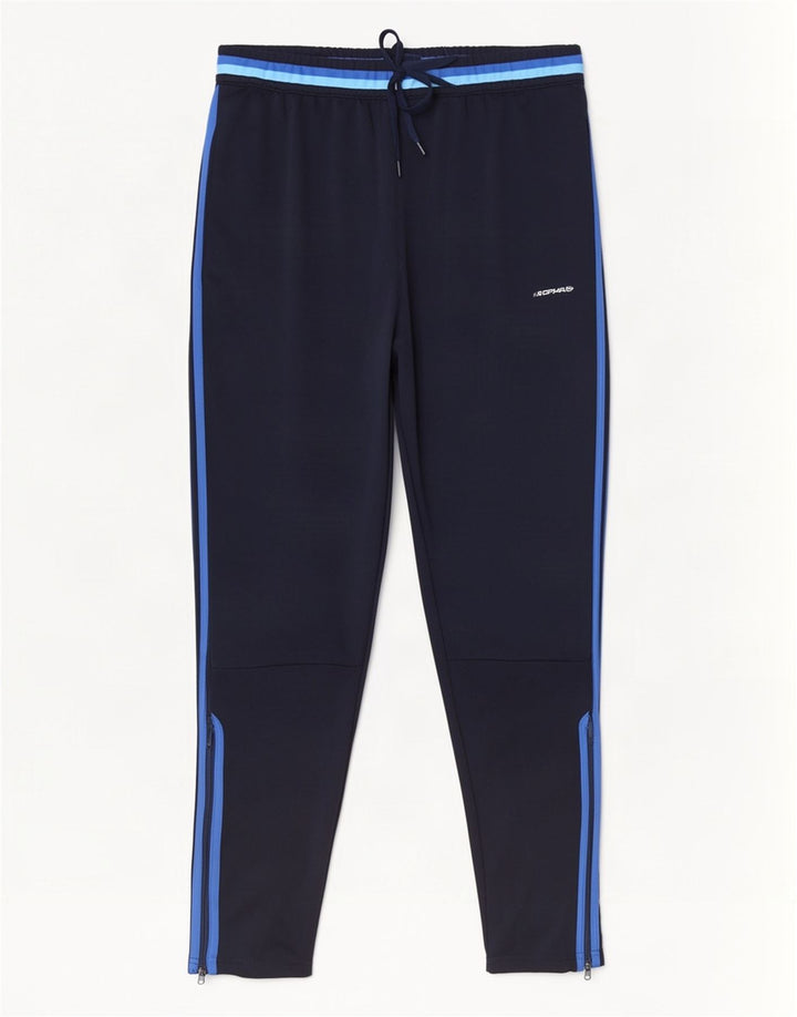 Adidas Mens Climacool Tracksuit Trousers Large Navy Blue Polyester