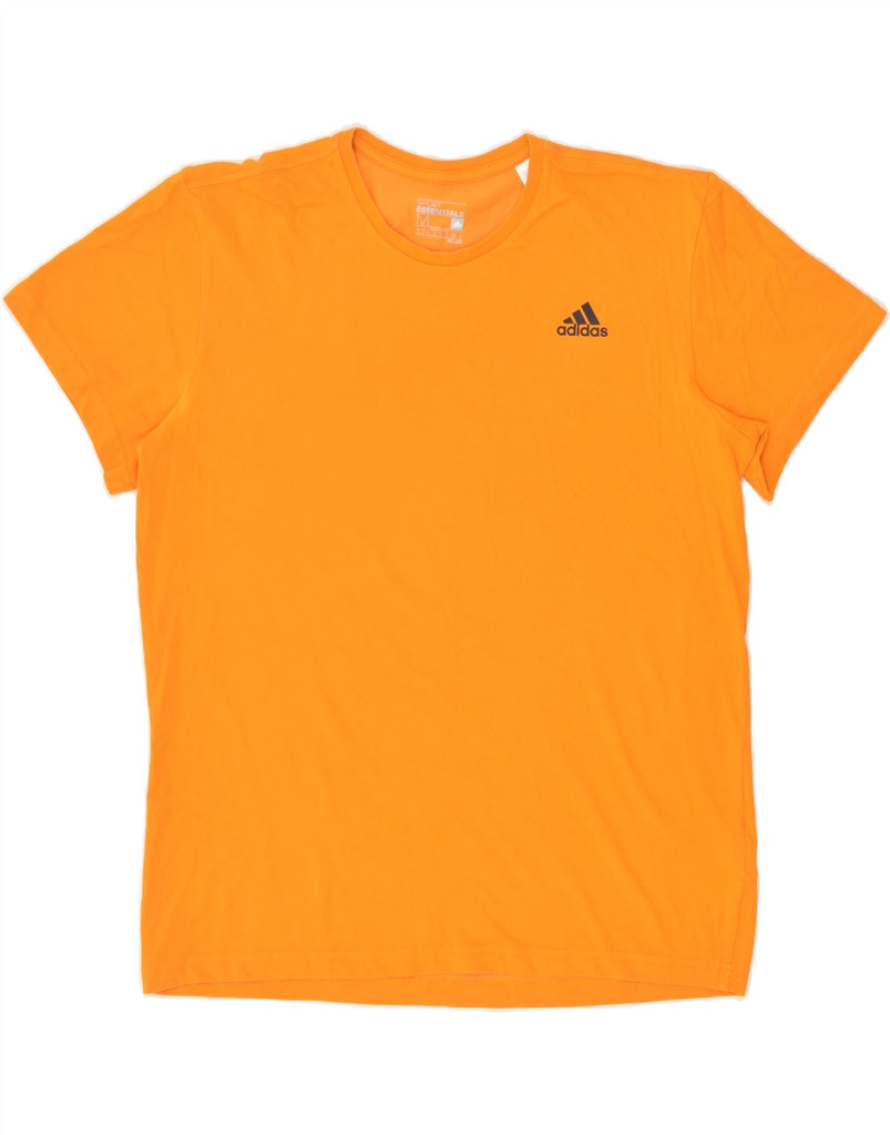 ADIDAS Mens T-Shirt Top Medium Orange Cotton | Vintage Adidas | Thrift | Second-Hand Adidas | Used Clothing | Messina Hembry 