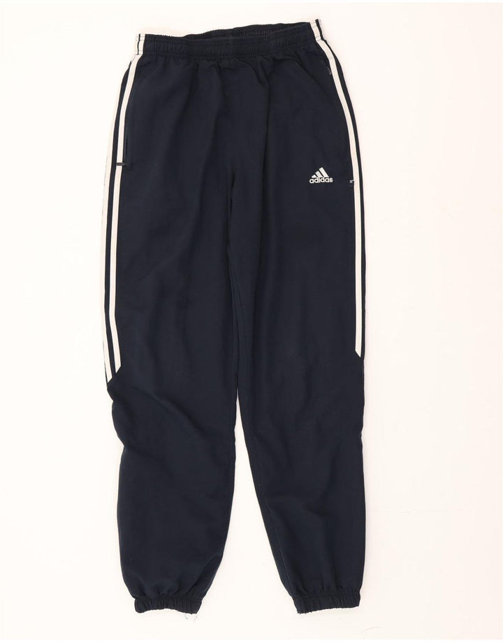 Adidas Mens Tracksuit Trousers Joggers Medium  Navy Blue Polyester