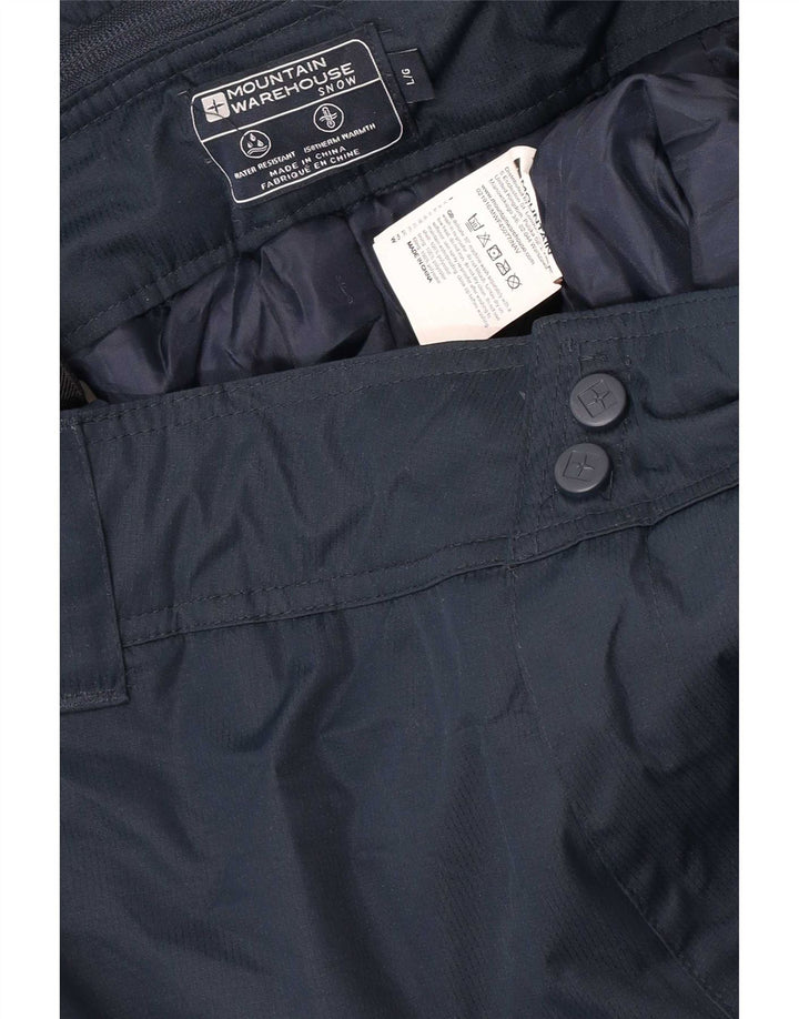 Mountain Warehouse Mens Dungarees Ski Trousers Large Navy Blue Polyester