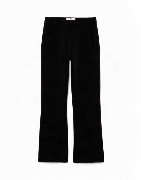 Marks & Spencer Girls Flare Casual Trousers 15-16 Years W26 L29 Black