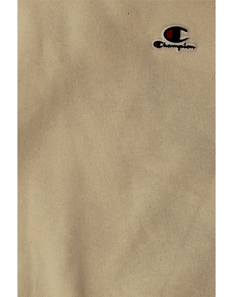 CHAMPION Mens Hoodie Jumper XS Beige Cotton Vintage Champion and Second-Hand Champion from Messina Hembry 