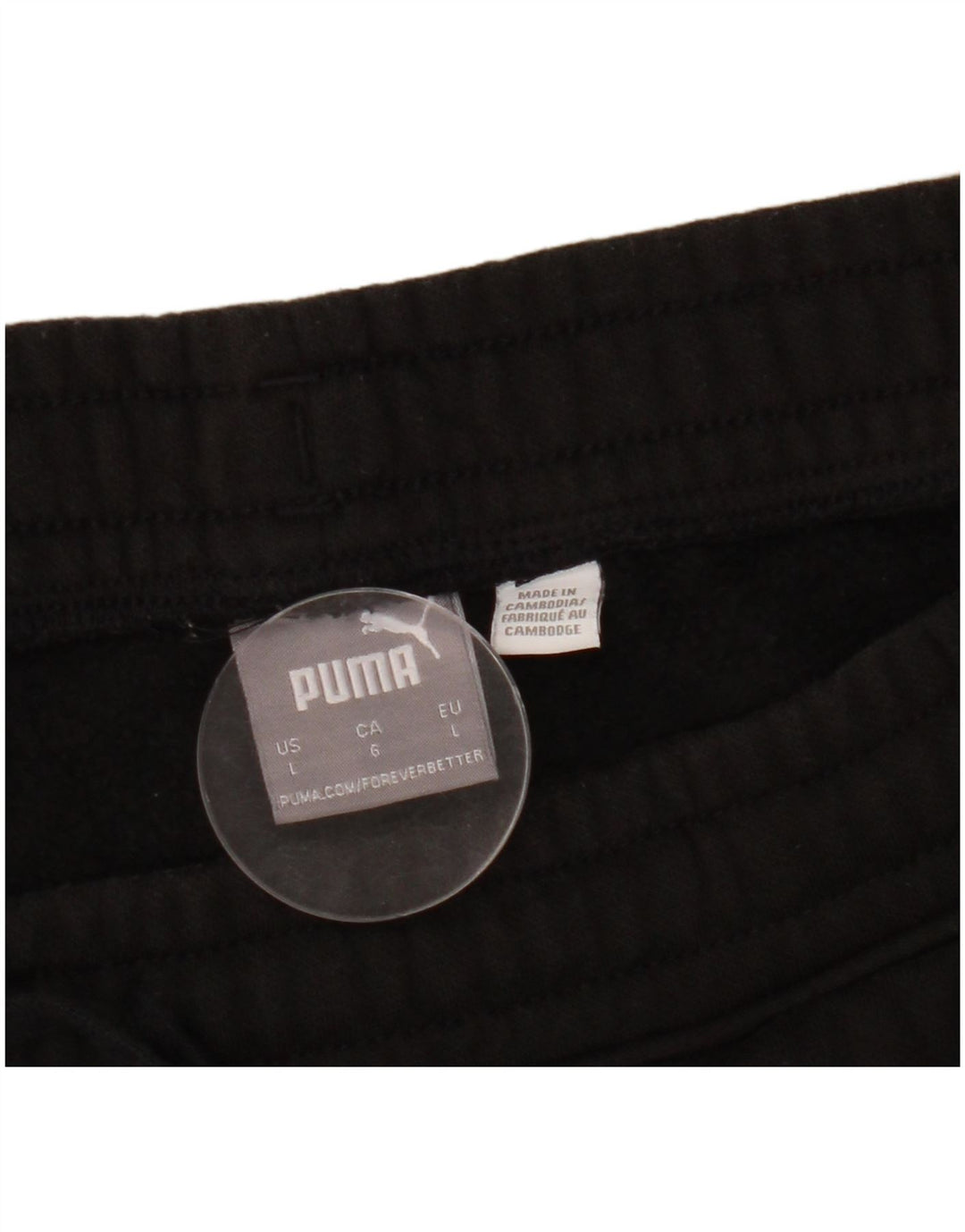 PUMA Mens Graphic Sport Shorts Large  Black