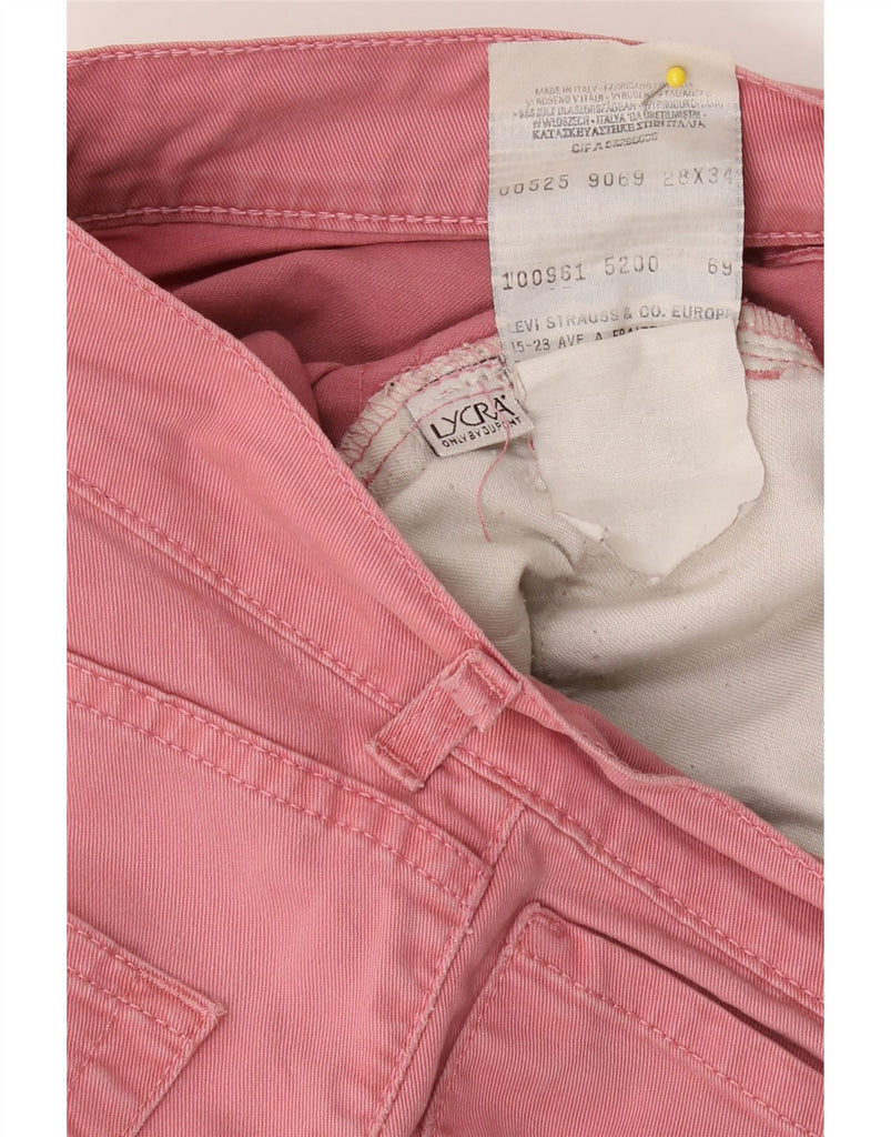 LEVI'S Womens Bootcut Jeans W28 L30 Pink Cotton Vintage Levi's and Second-Hand Levi's from Messina Hembry 