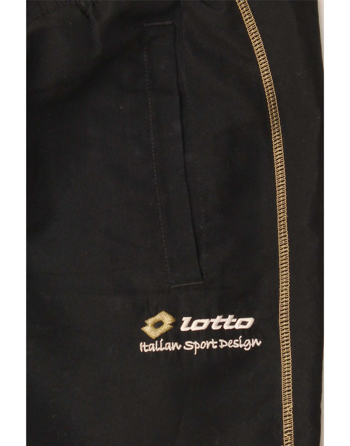 Lotto Mens Tracksuit Trousers Joggers Large  Black