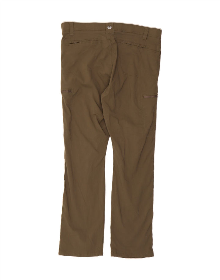 WRANGLER Womens Slim Cargo Trousers W38 L32 Khaki Nylon Vintage Wrangler and Second-Hand Wrangler from Messina Hembry 