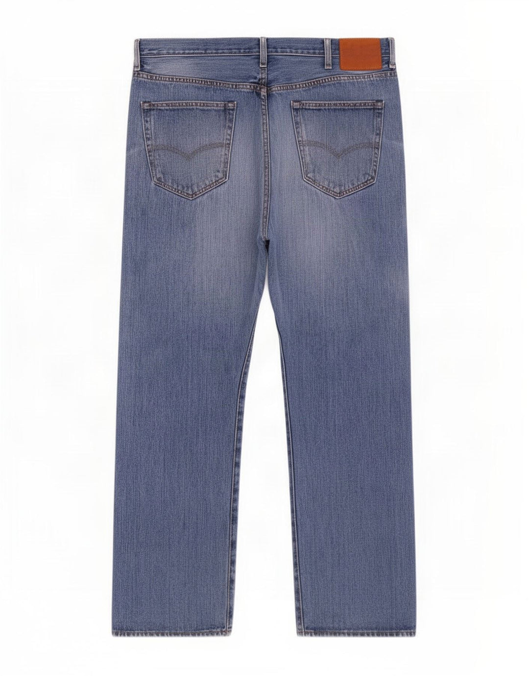 Levi's Mens Straight Jeans W40 L32 Blue Cotton