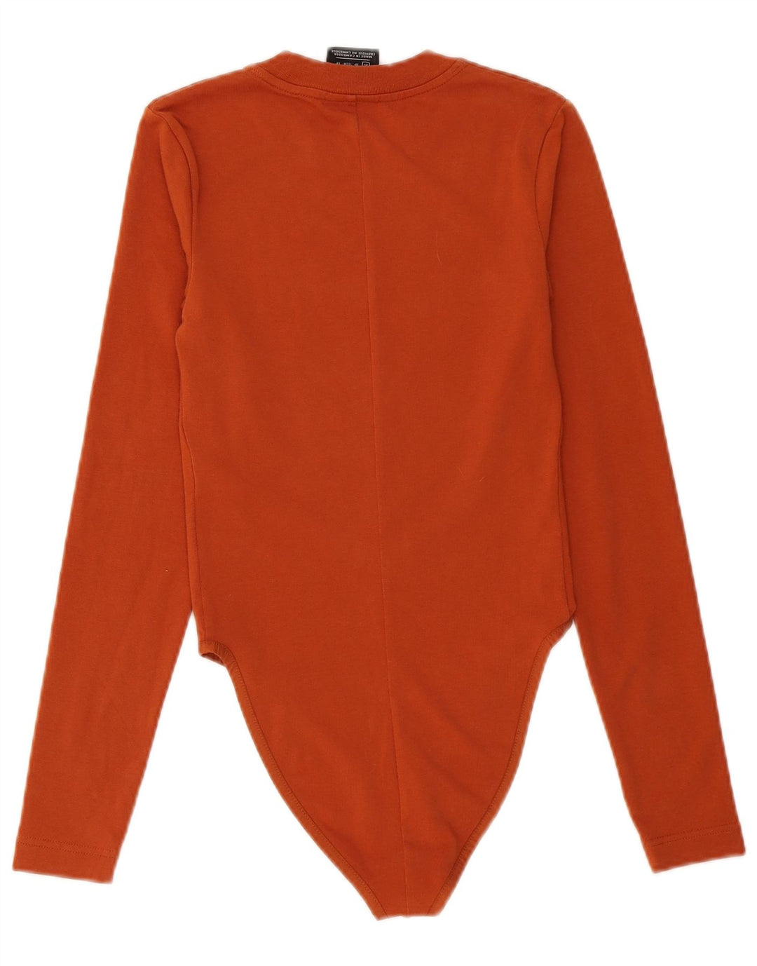 Nike Womens Graphic Bodysuit UK 6 XS Orange Cotton