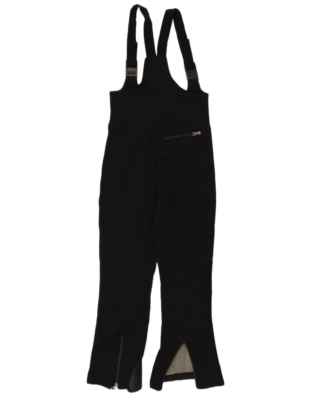 Sergio Tacchini Womens Graphic Dungarees Ski Trousers UK 12 Medium Black