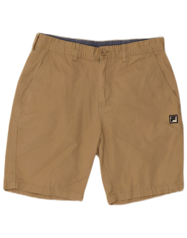 Fila Mens Chino Shorts Small W29  Beige Cotton