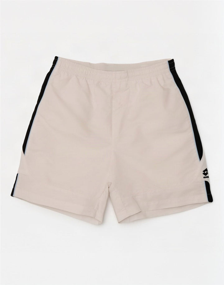 Lotto Mens Graphic Sport Shorts Medium White Colourblock