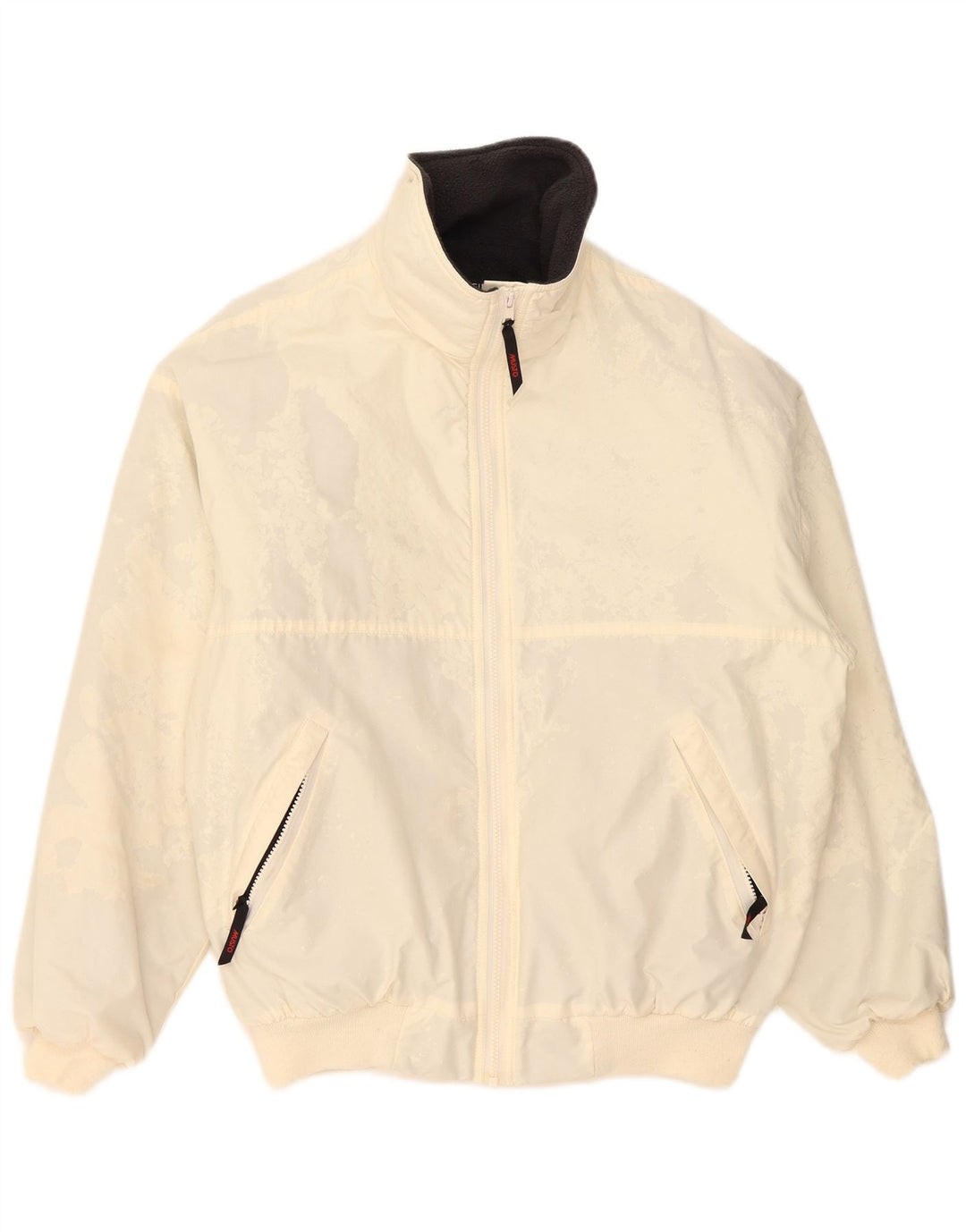 Musto Mens Bomber Jacket UK 38 Medium Off White Polyester