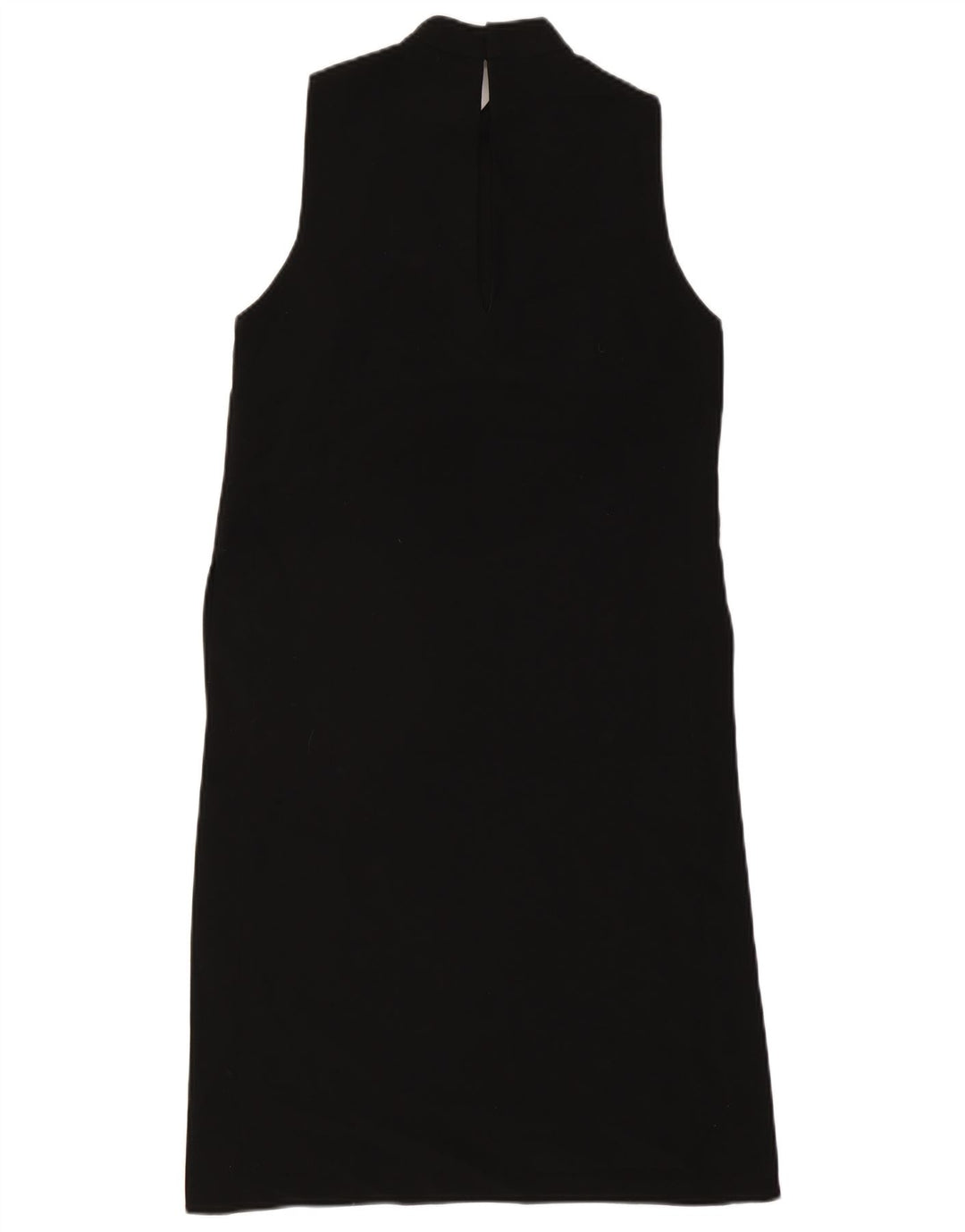 Zara Womens Sleeveless Shift Dress UK 10 Small Black
