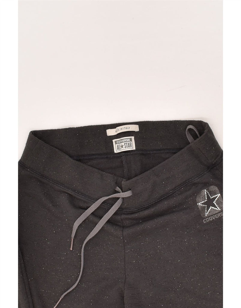 CONVERSE Womens Tracksuit Trousers UK 8 Small Grey Cotton | Vintage Converse | Thrift | Second-Hand Converse | Used Clothing | Messina Hembry 