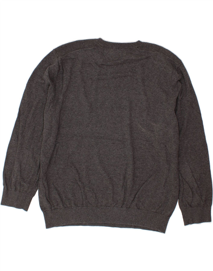 NAUTICA Mens Crew Neck Jumper Sweater 2XL Grey Cotton Vintage Nautica and Second-Hand Nautica from Messina Hembry 