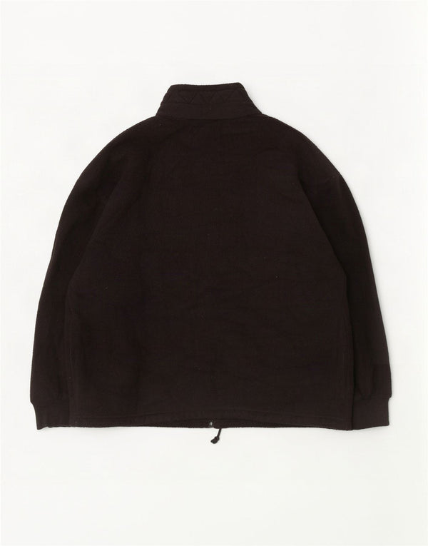 Marks & Spencer Womens St. Michael Fleece Jacket UK 16 Large Black