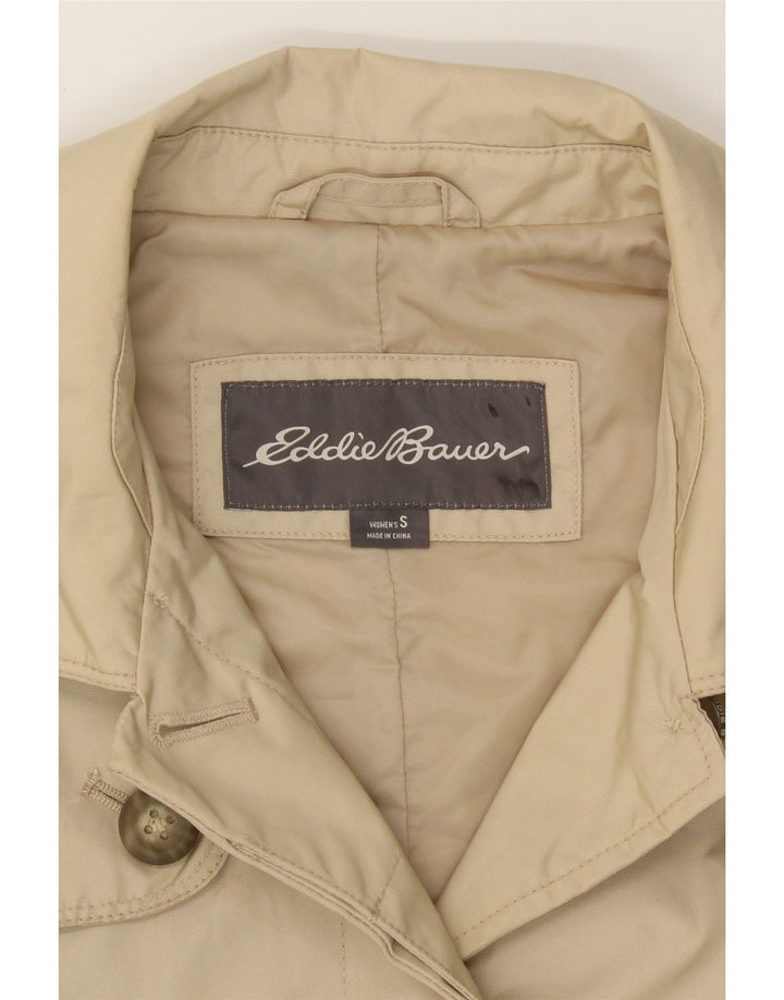 EDDIE BAUER Womens Trench Coat UK 10 Small Beige Nylon Vintage Eddie Bauer and Second-Hand Eddie Bauer from Messina Hembry 