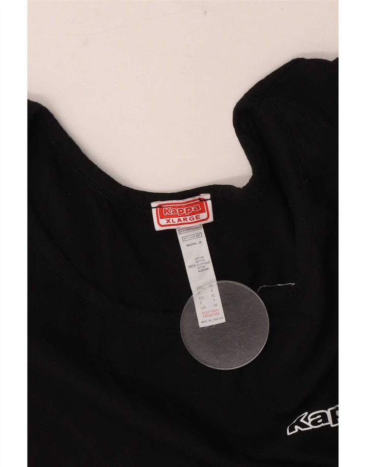 Kappa Mens Vest Top XL Black Cotton