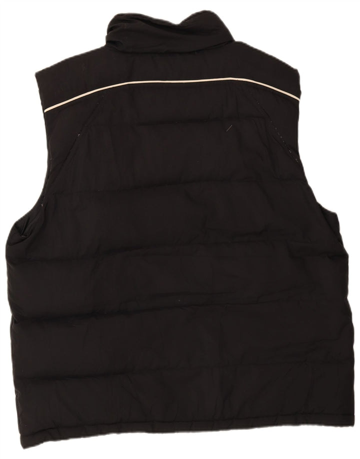 Fila Mens Padded Gilet UK 40 Large Black Polyester