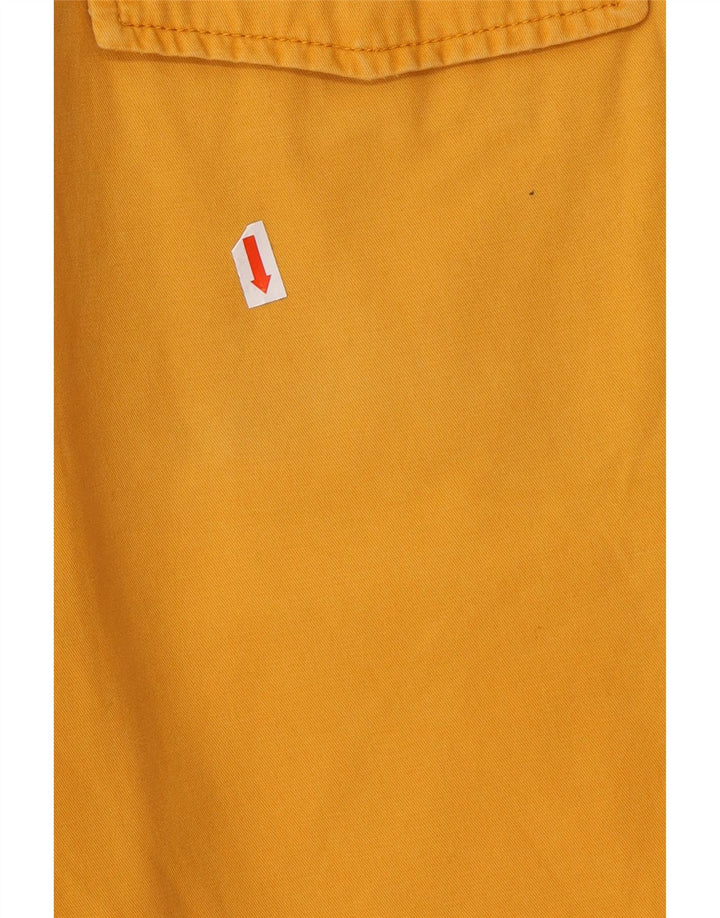 DACK'S Mens Chino Shorts IT 48 Medium W32  Yellow Cotton