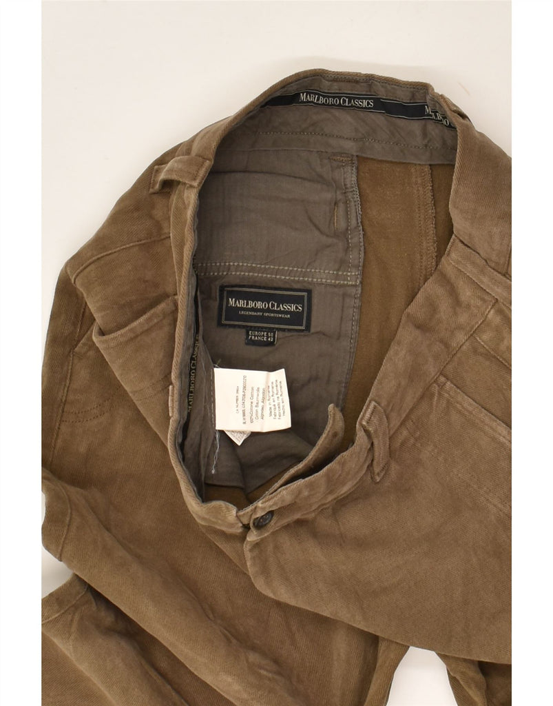 MARLBORO CLASSICS Mens Straight Casual Trousers EU 50 Large W32 L27 Brown | Vintage Marlboro Classics | Thrift | Second-Hand Marlboro Classics | Used Clothing | Messina Hembry 