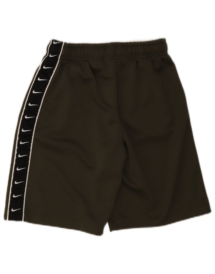 Nike Boys Graphic Sport Shorts 12-13 Years Large Khaki Polyester